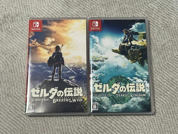 【2本セット】【Switch】ゼルダの伝説 ティアーズオブザキングダム、ブレスオブザワイルド