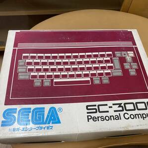 1円スタート SEGA パーソナルコンピューター SC-3000 本体 セガ 箱説 + AVケーブル +ソフト 電源確認済の画像5