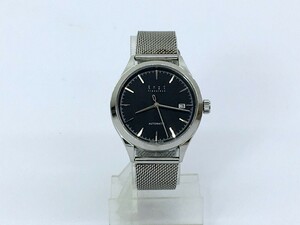 【同梱可】【60】ジャンク品 knot Timepiece AUTOMATIC 316L 5ATM 自動巻き 3針 アナログ 腕時計 メンズ 防水 ※ゼンマイ切れ