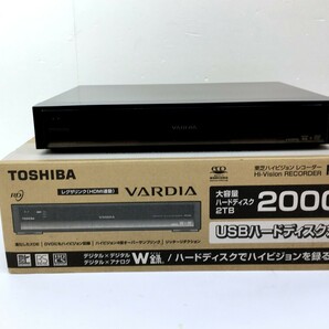 【同梱不可】【100】ジャンク品 東芝 VARDIA RD-X9 HDD搭載ハイビジョンDVDレコーダー 2TB 外付USB HDD対応 本体・外箱のみ ※動作不安定の画像1