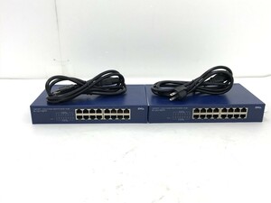 【同梱可】【60】ジャンク品 PLANEX プラネックスコミュニケーションズ S-0016FF スイッチングハブ 10/100Mbps 16ポート搭載 2台セット