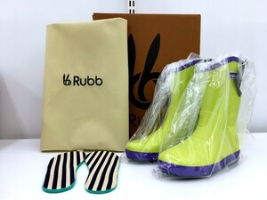 [Bundled] [80] Неиспользуемый предмет длинный хранение Rubb Collaboration Kids 18cm Rain Boot;