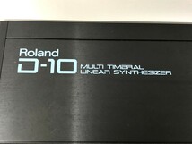 ◇【同梱不可】【160】中古品 Roland ローランド D-10 シンセサイザー 1990年製 本体のみ ※スレキズ・汚れ有_画像2