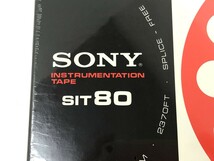 【同梱可】【60】未開封品 SONY ソニー オープンリールテープ SIT80 金属製7型リール ※長期保管_画像2