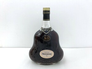 ●【同梱不可】【80】未開栓 ヘネシー XO 金キャップ 1L 100ml 40％ ブランデー コニャック 本体のみ