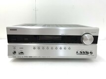 【同梱不可】【140】ジャンク品 ONKYO オンキョー TX-SA608 AVアンプ 2009年製 本体・電源コード・リモコン ※通電のみ確認_画像2