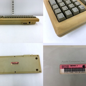 【同梱不可】【140】ジャンク品 Apple Macintosh Plus 1Mb マッキントッシュプラス M0001A ディスク キーボード マウス 収納バッグ付の画像8