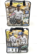 ●【同梱可】【80】未使用品 山真 神風ウエアSET 匠 3L YMJ-G-3L-SET ファン・バッテリ付き グレー フルハーネス対応 ファン付き作業服_画像10