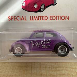 Hot Wheels パープル 1993 RANdys Stuff 限定 SPECIAL LIMITED EDITION VW BUG BEETLE 1/64未開封 の画像3