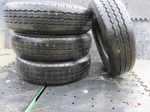 新車外し!!BRIDGE STONE ecopia RD613 195/80R15 107/105 N LT 100/200 系 ハイエース E26 NV350 キャラバン ワイド ハイルーフ GL DX GX 