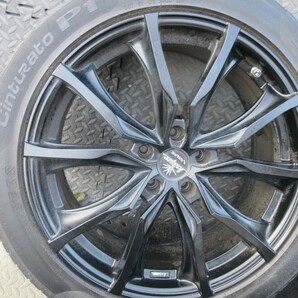 人気必見weds kranze VERAE ブラック PIRELLI 245/45R19 アルファードハリアーRAV4レクサスNX.RXエクストレイルフーガエルグランドCX8 CX5の画像4