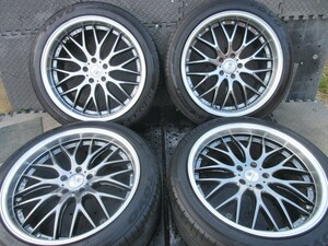 人気必見!ロクサーニ マルチフォルケッタ メッキ バリ溝 TOYO PROXES 245/45R20 アルファードハリアーレクサスRX.NXエクストレイル CX5 CX8