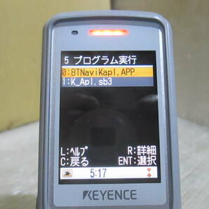 [Z001-1/K60329-1]★KEYENCE ハンディーターミナル BT-1000B 通信ユニットBT-UC10U システムメニュー起動初期化済 ５台セット★の画像9