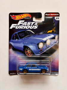 Hot Wheels ホットウィール FAST & FURIOUS ワイルドスピード ワイスピ 1970 Ford Escort RS 1600 フォード エスコート