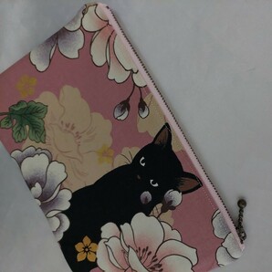 ハンドメイドporch黒猫×花フラットの画像8