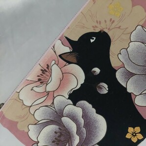 ハンドメイドporch黒猫×花フラットの画像6