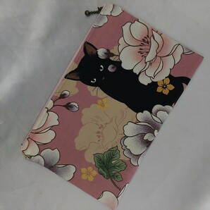 ハンドメイドporch黒猫×花フラットの画像10