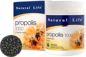  natural life propolis 1000mg 365 Capsule [ abroad direct delivery goods ] Australia production raw propolis 1000mg corresponding .. Propo li extract 