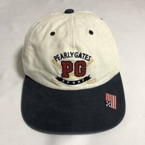 MA4 PEARLYGATES パーリーゲイツ ゴルフ キャップ 帽子 SPORT レザー 刺繍