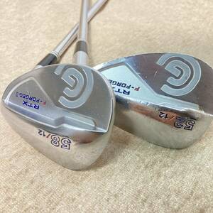 Cleveland　クリーブランド　RTX　F-FORGED Ⅱ　ウェッジ　2本セット　52/12　58/12　N.S.PRO950GH　Flex-S