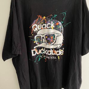 b-one-soul DUCK DUDE 半袖 Tシャツ ブラック 6L