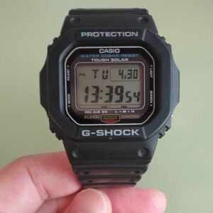 G-SHOCK CASIO カシオ 腕時計 G-5600E クォーツ デジタル ブラック タフソーラー