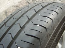 ◎H524 165/65R15 ダイハツ純正 アルミホイール 4H 4本 2020年製 ヨコハマ AE30 15×4.5J+45 100 タフト ブルーアース★富山市★_画像10