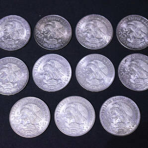 メキシコオリンピック/1968年/記念銀貨/コイン/アンティークコイン/コレクション/シルバー/SV720/25ペソ/11枚セット/UQY814の画像2