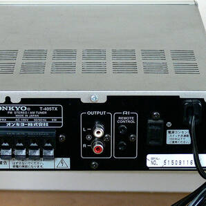 ONKYO/オンキョー FM/AM チューナー T-405TX USED品の画像3