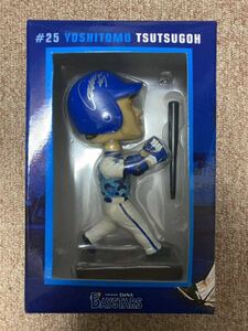  Yokohama DeNA Bay Star z tube ... with autograph Bob ru head doll Bubble head NPB MLB baseball Major League samurai JAPAN samurai Japan 