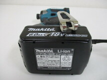 makita 18V 充電インパクトドライバ TD173DRGX ブルー 6.0Ah セット品 バッテリ2個・充電器付　未使用保管品　激安1円スタート_画像6