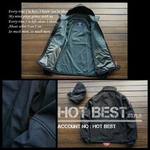 最高級◆GABRIEL 高機能素材 防風 ゆったりサイズ フード脱着 防水★GORE-TEX/ゴアテックス・防寒・最強マウンテンパーカ【M】2936_画像2