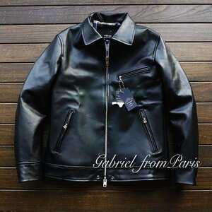 25 ten thousand #AW new work highest grade Horse Hyde reissue 30's style Single Rider's leather jacket horse leather /38/L