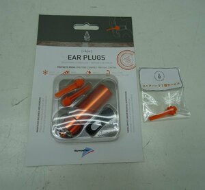 EQ EAR PLUGS イヤープラグ サーフィン 耳栓 シリコン スペア付き