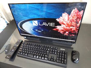 ★第8世代Core i7/超高速 M.2 SSD 1TB＋HDD 3TB/大容量メモリ16GB★23.8型 LAVIE Desk All-in-one DA770/MAB #244a