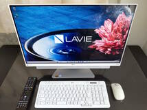 【美品：Win11】第8世代 Core i7/SSD 1TB/メモリ16GB/Office 2021/Blu-ray★23.8型 LAVIE Desk All-in-one DA770/KAW #2451_画像3