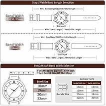 [ティストラップ] TStrap レザー時計ベルト18mm 19mm 20mm 22mm 本革腕時計バンド スマートウォッチベルト_画像3