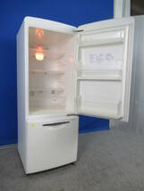 本州送料無料！廃番 ナショナル 162L 2ドア冷凍冷蔵庫 WiLL FRIDGE mini ウィルフリッジミニ NR-B16RA-W 右開き ノスタルジックデザイン_画像2