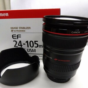 キャノンEF24-105mm　f4L IS USM 難アリ　中古