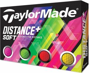 TAYLOR MADE) ゴルフボール DISTANCE DISTANCE+SOFT 12P メンズ M7174701 マルチ