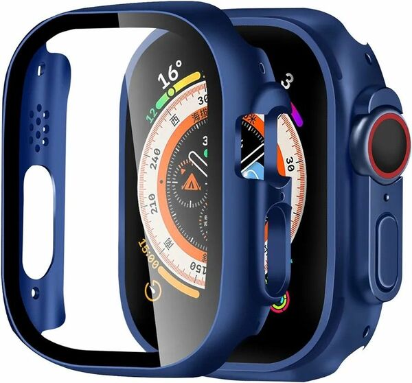 Apple Watch ケース 49mm 対応 アップルウォッチ カバー 一体型 Apple Watch カバー 全面保護 二重構