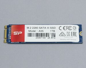 シリコンパワー A55 1TB　M.2 2280 SATA6Gbps　SSD