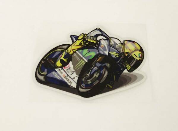 ST-034 MotoGP 46 バレンティーノ ロッシ Rossi YAMAHA AGV 3M ステッカー 反射剤入り