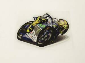 ST-043 MotoGP 46 バレンティーノ ロッシ Rossi YAMAHA AGV 3M ステッカー 反射剤入り