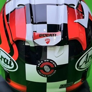 ST-153 Ducati Corse ドゥカティ コルセ ARAI ヘルメット 3Mステッカー 4点セット 反射剤入りの画像2