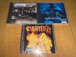 【輸入盤CD】Pantera アルバム3枚セット / パンテラ / Cowboys From Hell / Far Beyond Driven / Reinventing The Steel