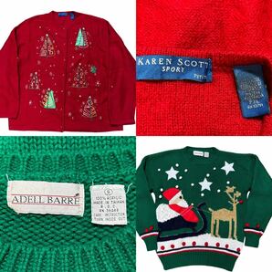 美品 ビンテージクリスマスセーター アグリーセーター 9枚セット/USA古着セット ベールの画像5