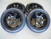 ゴツゴツ系 カスタムサイズ 15inch 4-100 6.5J+38 MB TOYO オープンカントリーR/T 165/60R15 ハスラー キャストアクティバ 軽トラ 軽バン_画像3