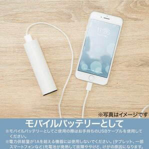 ニトリ モバイルバッテリー機能付 充電式ハンディファン NITORI 手持ち扇風機の画像6