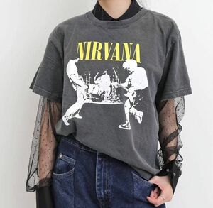 L'Appartement【GOOD ROCK SPEED/グッド ロック スピード】 NIRVANA TEE